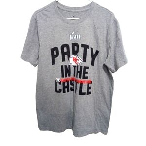 Nike Shirt Mens Med The Nike Tee Gray Kansas City Chiefs Tee Shirt KC Football